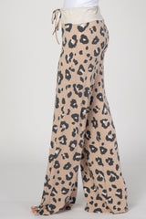 PinkBlush Taupe Leopard Print Lounge Pants