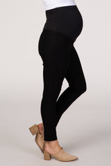 PinkBlush Black Skinny Tapered Maternity Pant