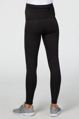 Black Sleek High Waist Maternity Leggings