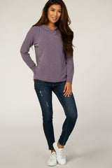 Purple Lightweight Long Sleeve Hoodie