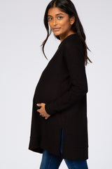 Black Thermal Maternity Tunic