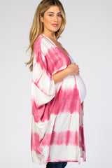 Mauve Tie Dye Maternity Cover Up