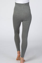 Heather Grey Foldover Waistband Leggings