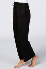 Black Drawsting Lounge Pants