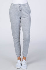 Heather Grey Drawstring Sweatpants