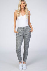 Charcoal Drawstring Maternity Sweatpants