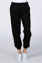 Black Basic Sweatpants