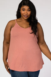 Salmon Reversible Plus Tank Top