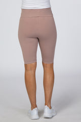 Light Pink Basic Maternity Bike Short