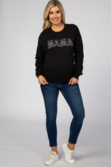 Black Mama Maternity Sweatshirt