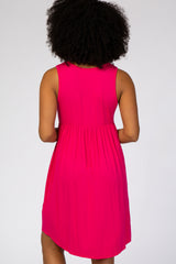 Fuchsia Sleeveless Dress