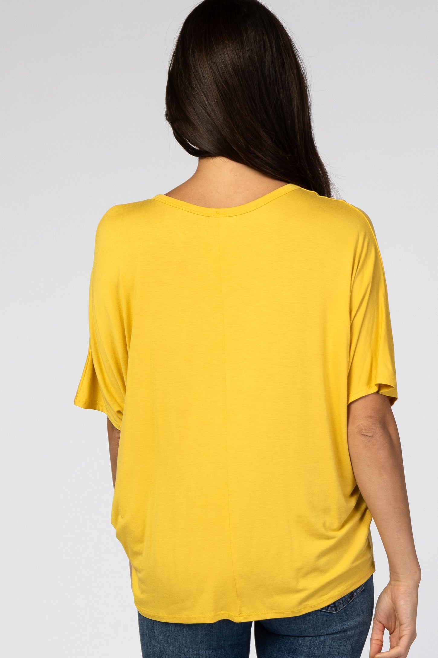 Mustard Button Front Tunic