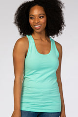 Mint Fitted Tank Top