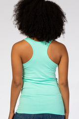 Mint Fitted Tank Top