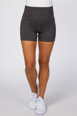 Heather Grey Maternity Bike Shorts