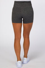 Heather Grey Maternity Bike Shorts