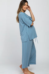 Light Blue Maternity Sleep Set