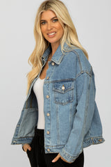 Blue Basic Denim Jacket