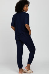 Navy Blue Jogger Lounge Set