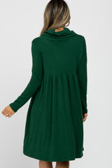 Green Cowl Neck Dress