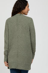 Light Olive Popcorn Knit Cardigan