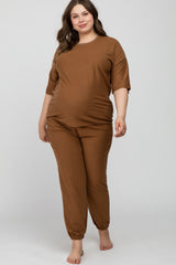 Camel Jogger Maternity Plus Lounge Set