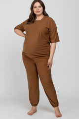 Camel Jogger Maternity Plus Lounge Set