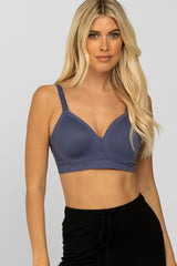 Navy Bravado Designs Plunge Nursing Bra