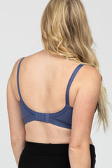 Navy Bravado Designs Plunge Nursing Bra