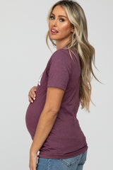 Plum Mama Short Sleeve Maternity Top