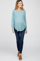 Aqua Soft Maternity Sweater