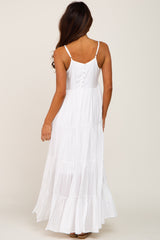 Ivory Tiered Maxi Dress