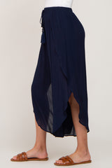 Navy Overlap Cover Up Pants