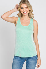 Mint Striped Tank Top