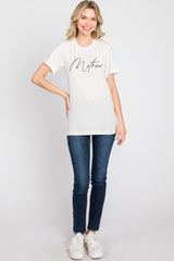 White Mother Graphic T-Shirt