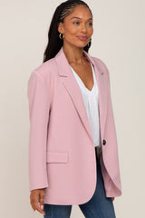 Pink Oversized Blazer