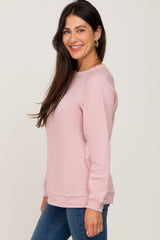 Light Pink Long Sleeve Top