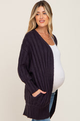 Navy Knit Maternity Sweater