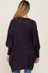 Navy Knit Maternity Sweater