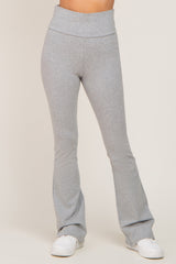 Heather Grey Flared Leggings