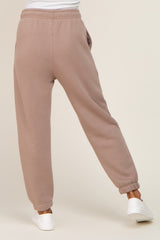 Taupe Basic Fleece Sweatpants