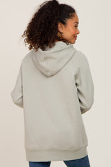 Sage Fleece Front Pocket Hoodie