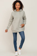 Sage Fleece Front Pocket Hoodie