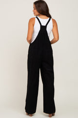 Black Corduroy Maternity Overalls