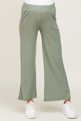 Sage Thermal Lightweight Maternity Lounge Pants