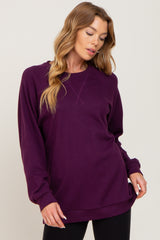 Plum Long Sleeve Top