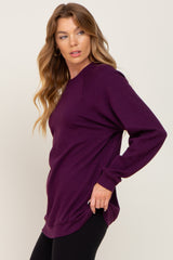 Plum Long Sleeve Top