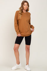 Camel Long Sleeve Top