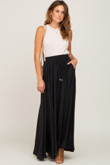 Black Tassel Maxi Skirt