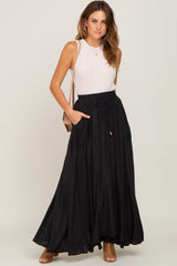 Black Tassel Maxi Skirt